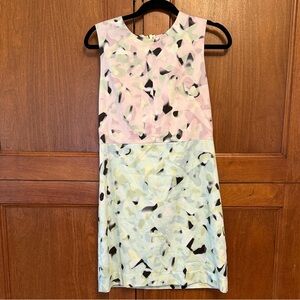 Milly Pastel Abstract Sleeveless Dress